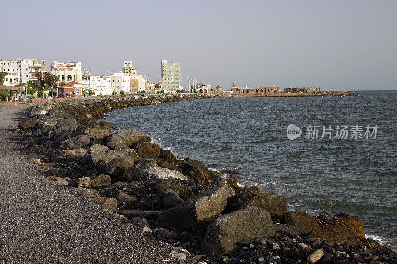 Al Hudaydah的Coastline